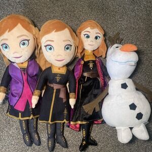 Disney Frozen Stuffed Plush Lot